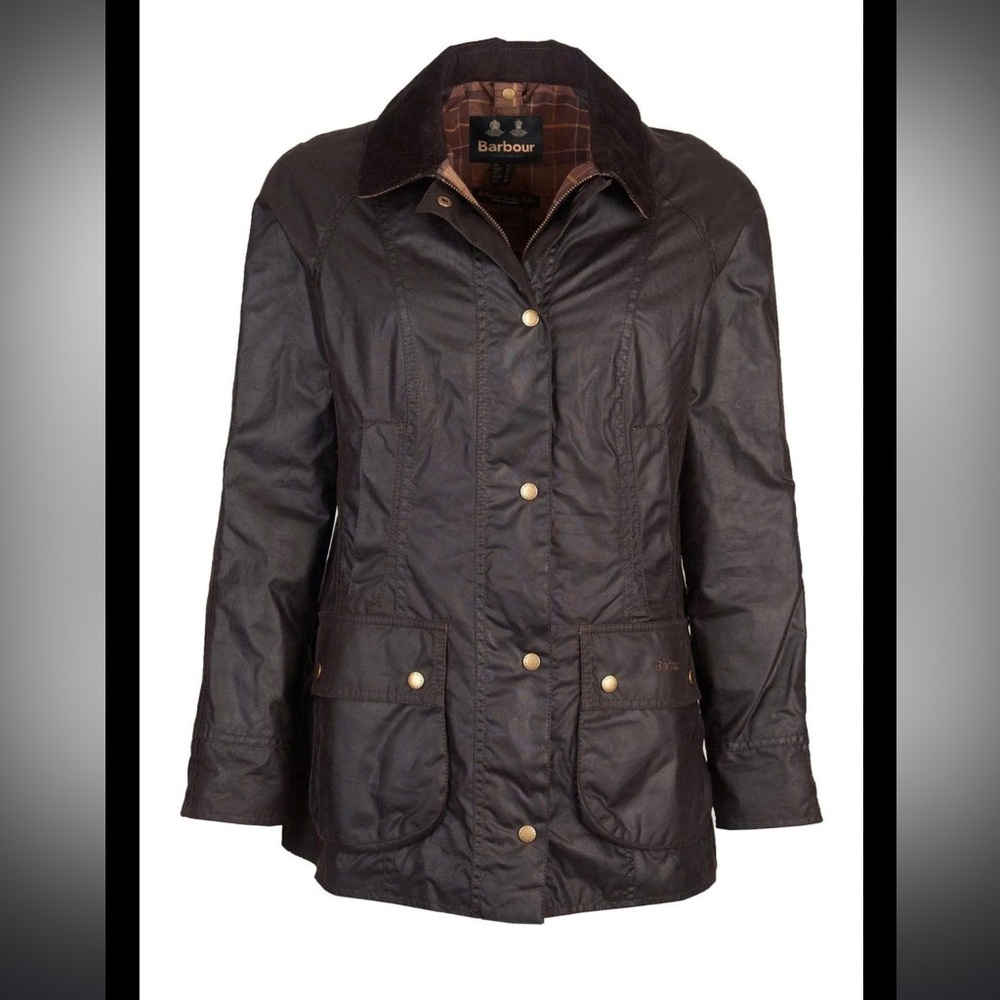 Barbour beadnell wax jacket with hood